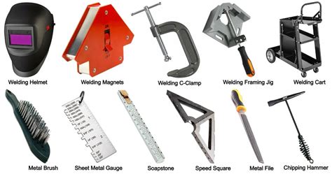 welding metal fabrication tools|welding tools names and pictures.